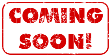Red rubber-stamp graphic reading “Coming soon!”.