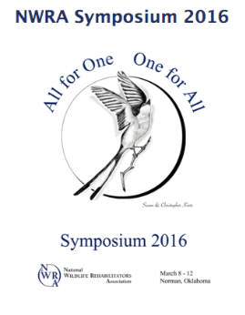 NWRA Symposium 2016 cover, “All for One, One for All,” with a scissor-tailed flycatcher drawing; Norman, Oklahoma, March 8–12.