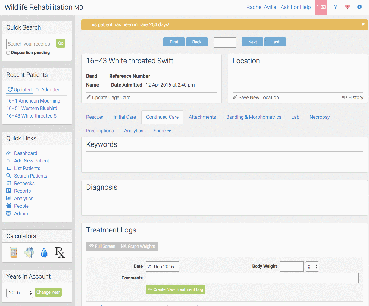 Animated WRMD demo ticking Disposition pending in Quick Search to list every pending patient.